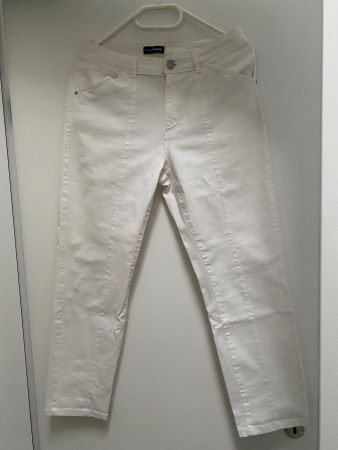 Weisse Damensommerhose wie NEU