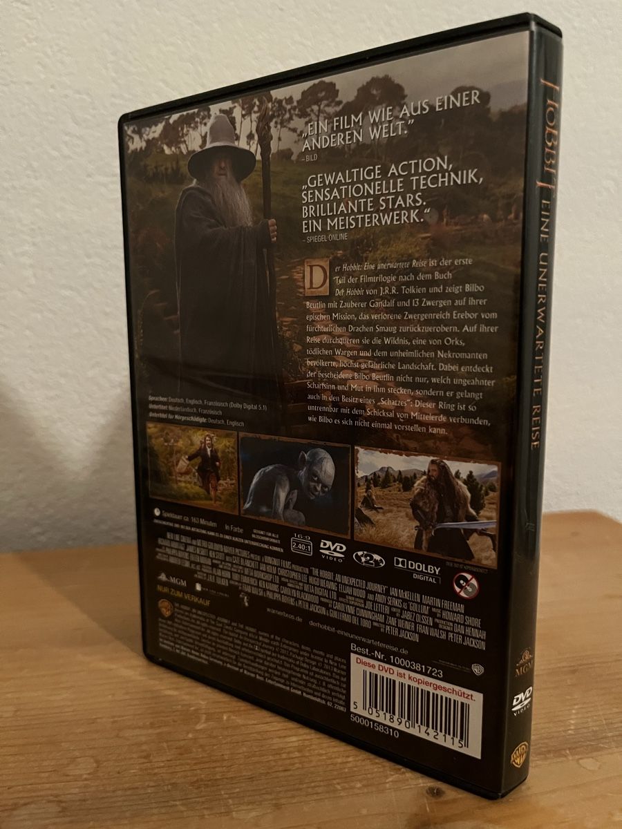Tous les DVDs: Der Hobbit: Eine unerwartete Reise DVD  – D'occasion à Bassersdorf par McRob00 2