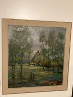 Jacques Huet 1973 (1937) Landschaftsgemälde signiert