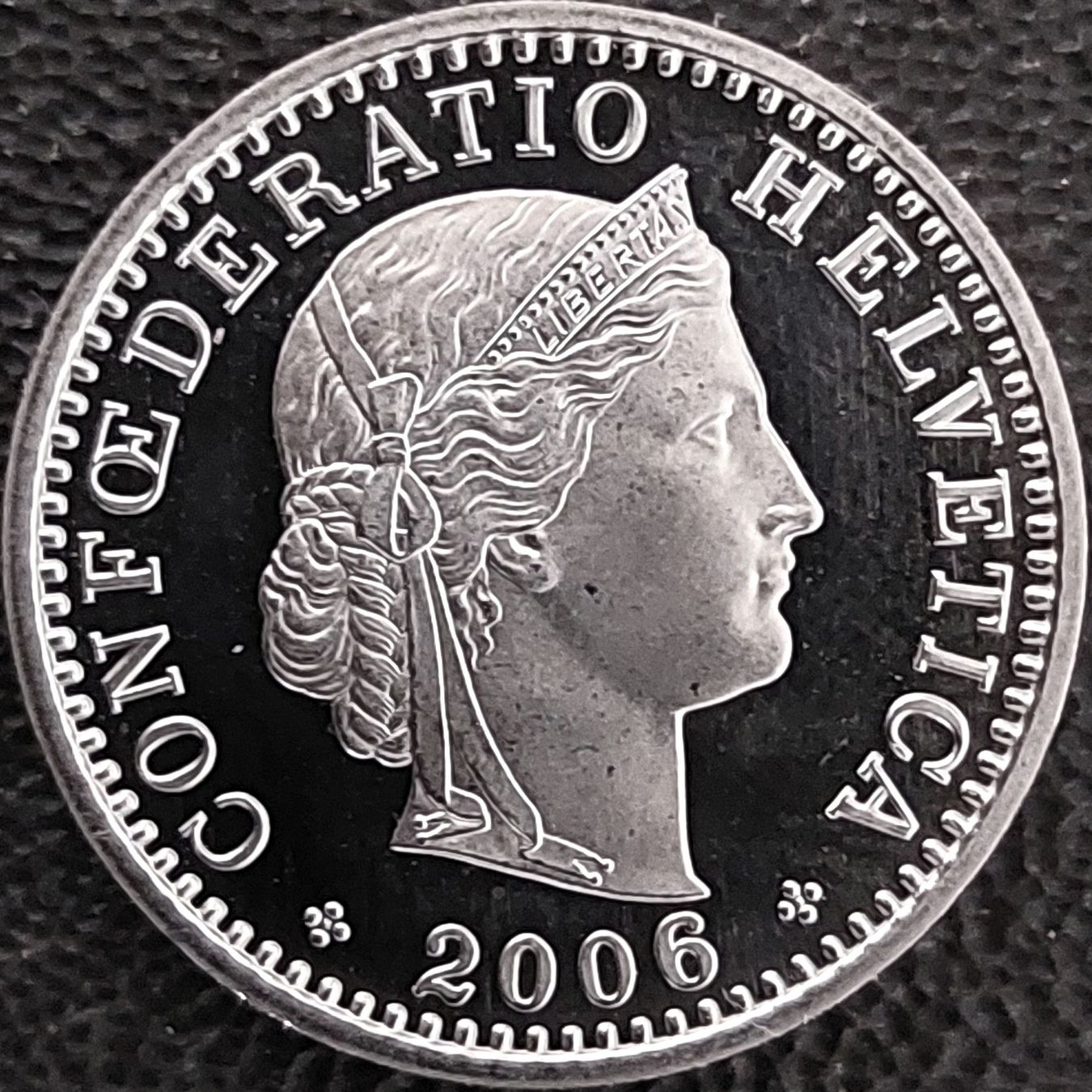 Tutti le monete: 20 Rappen 2006 stgl. / aus Münzsatz – Nuovo (secondo la descrizione) da Arch venduto da coinsandmore