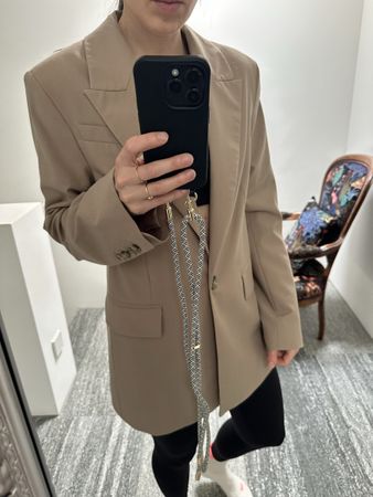 Oversized & Other Stories Blazer, Size 34, Beige