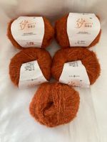 5 Knäuel China Wolle   ***   HAND MADE   ***  Alpaca 60%
