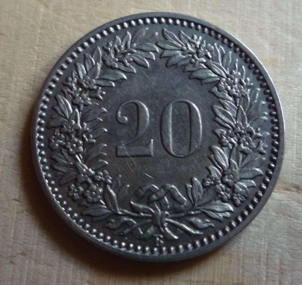 Toutes les monnaies: 20 Rappen 1899, stgl, Kat. CHF 250.-- – D'occasion à Rieden SG par Sammelfreund 1