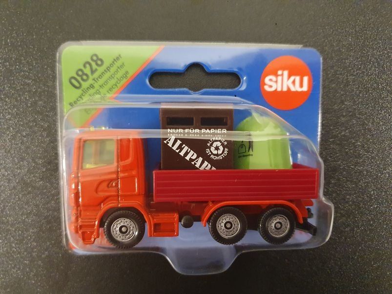 Siku Spielzeuge: Neu - Siku - 0828 - Recycling-Transporter – Neu und originalverpackt aus Dagmersellen von Jarsetz_Restposten