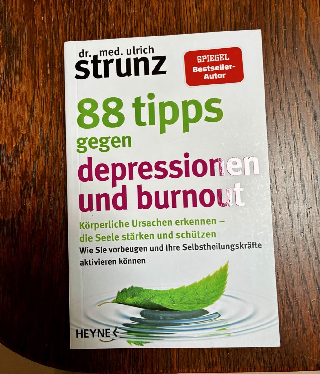 Libri: 88 Tips Against Depression and Burnout Book – Usato da Schaan venduto da RicX-10