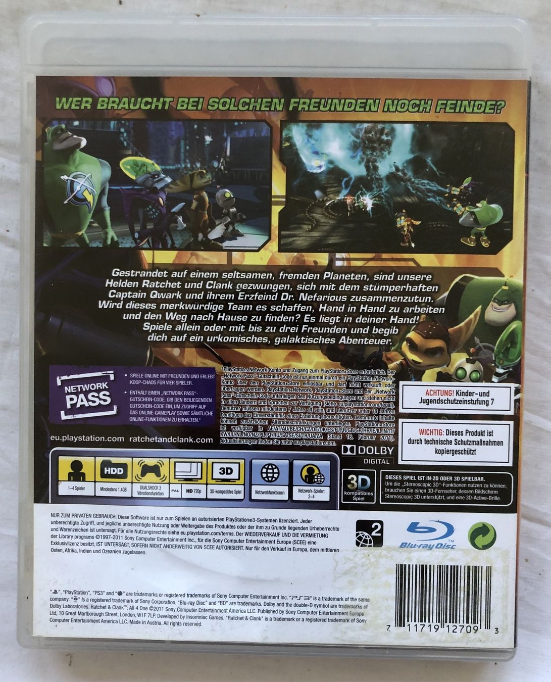Giochi: PS3 - Ratchet & Clank: All 4 One – Usato da Schaffhausen venduto da durruti 2