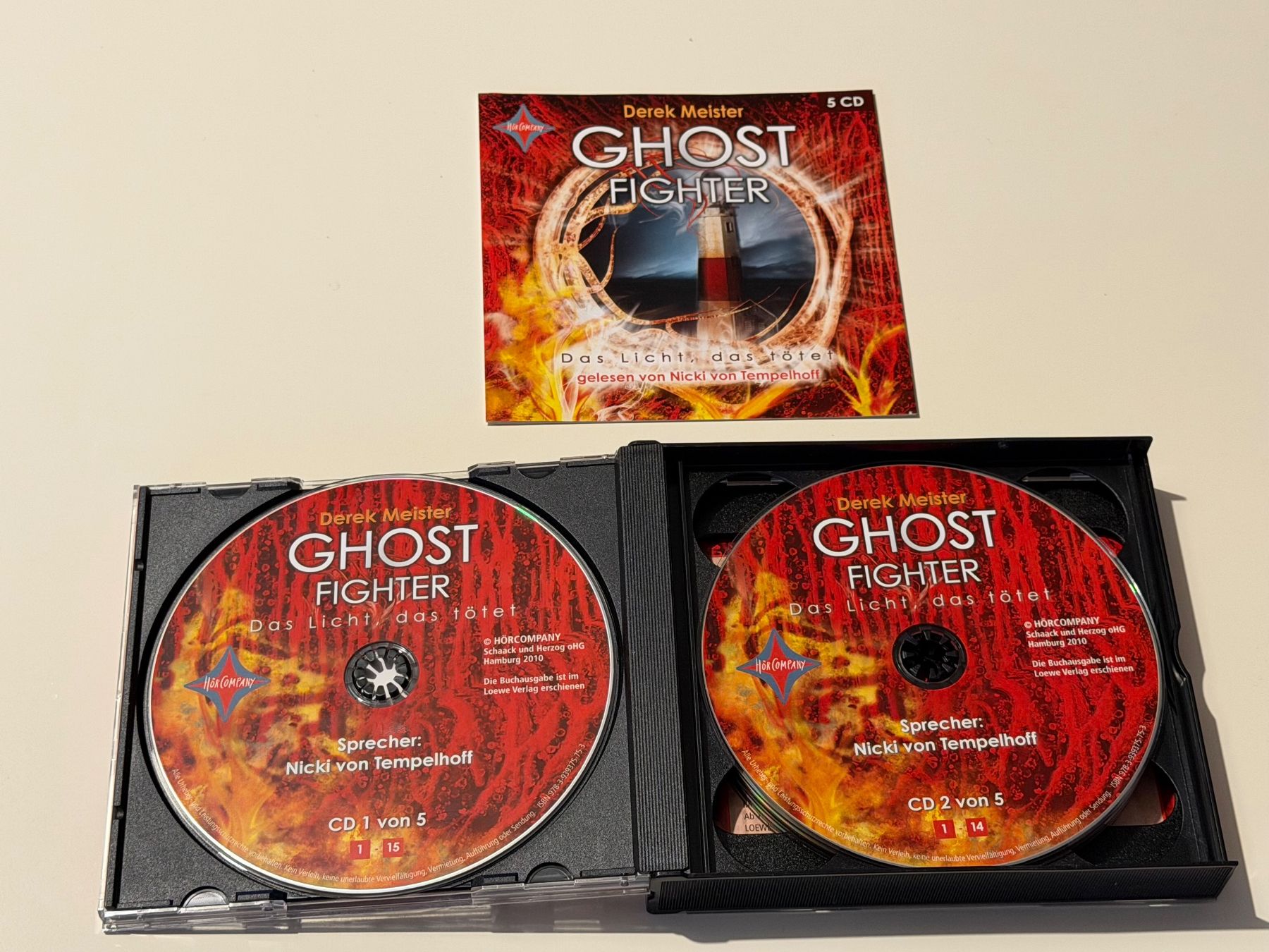 Audiolibri: Derek Meister - Ghostfighter - 5 CDs – Nuovo (secondo la descrizione) da Altstätten SG venduto da sheamus 2
