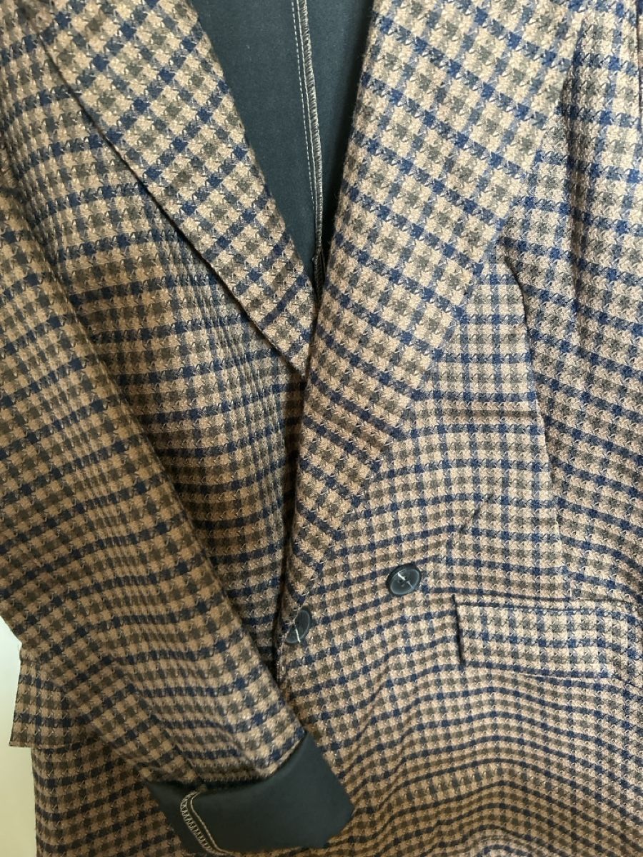 Giacche: Blazer Karomuster Braun/Navy Grösse 38 neu – Nuovo (secondo la descrizione) da Steinhausen venduto da roe_nj9s 2