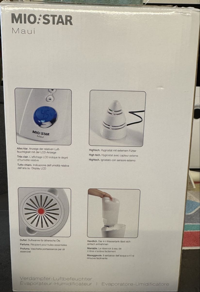 Mio Star Umidificatori d'aria: Luftbefeuchter Mio Star Humidifier 260 – Nuovo (secondo la descrizione) da Samstagern venduto da rhubi1968 2