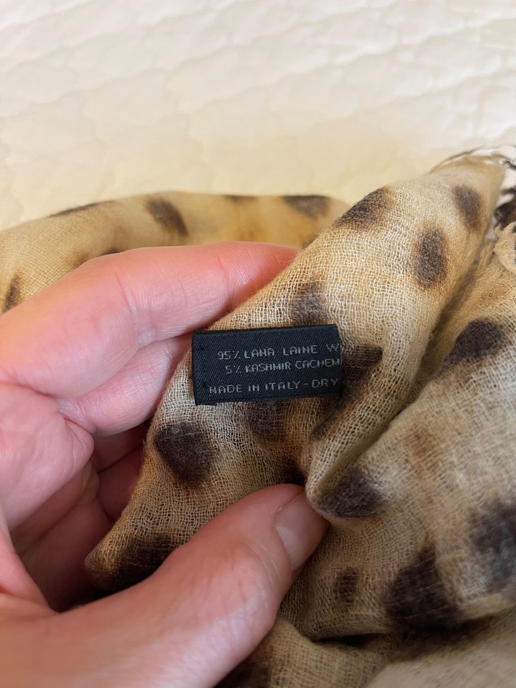 Foulard & Sciarpe: Woll-Schal in Leomuster – Usato da Zizers venduto da sarah_1987 4