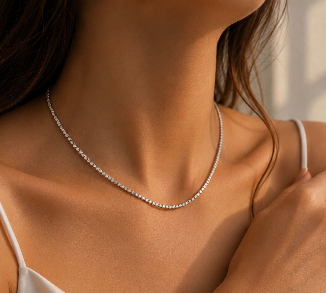 Catenine: Tennis Necklace – Nuovo e nell'imballaggio originale da Zürich venduto da MML