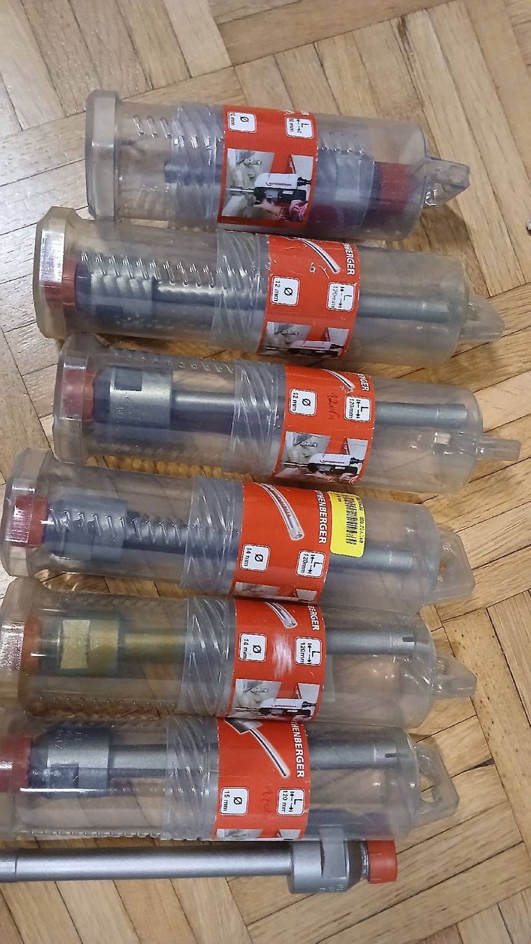 Rothenberger Tutti gli attrezzi: lot de 7 mèches diamentée ROTHENBERGER – Nuovo e nell'imballaggio originale da Lutry venduto da vas_dq6l