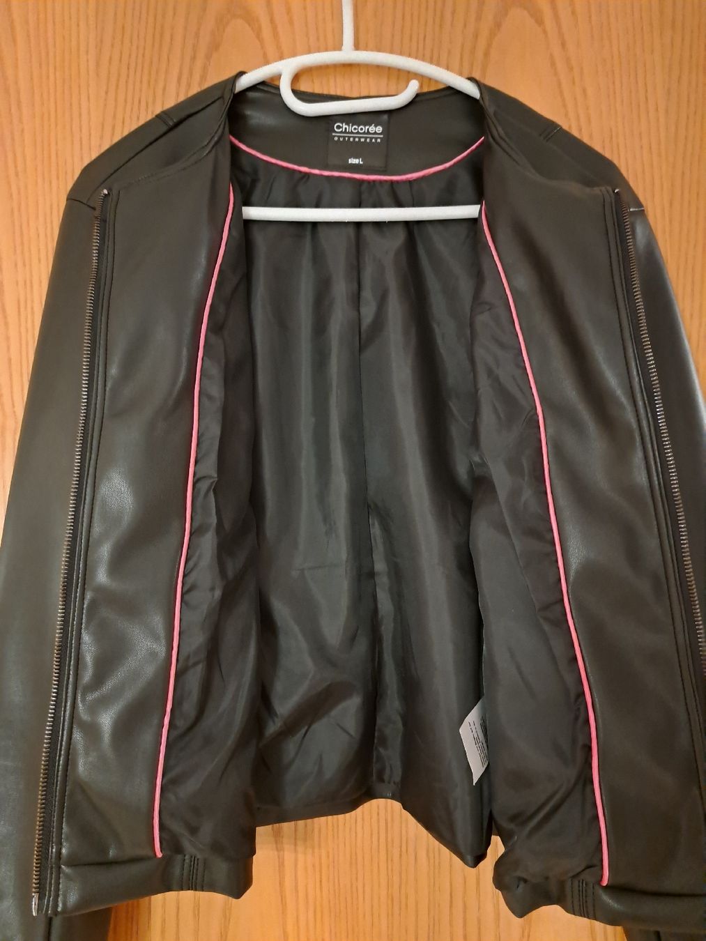 Giacche: Chicoree Kunstlederjacke schwarz Grösse L – Nuovo (secondo la descrizione) da Riedholz venduto da Schildmaid2 2
