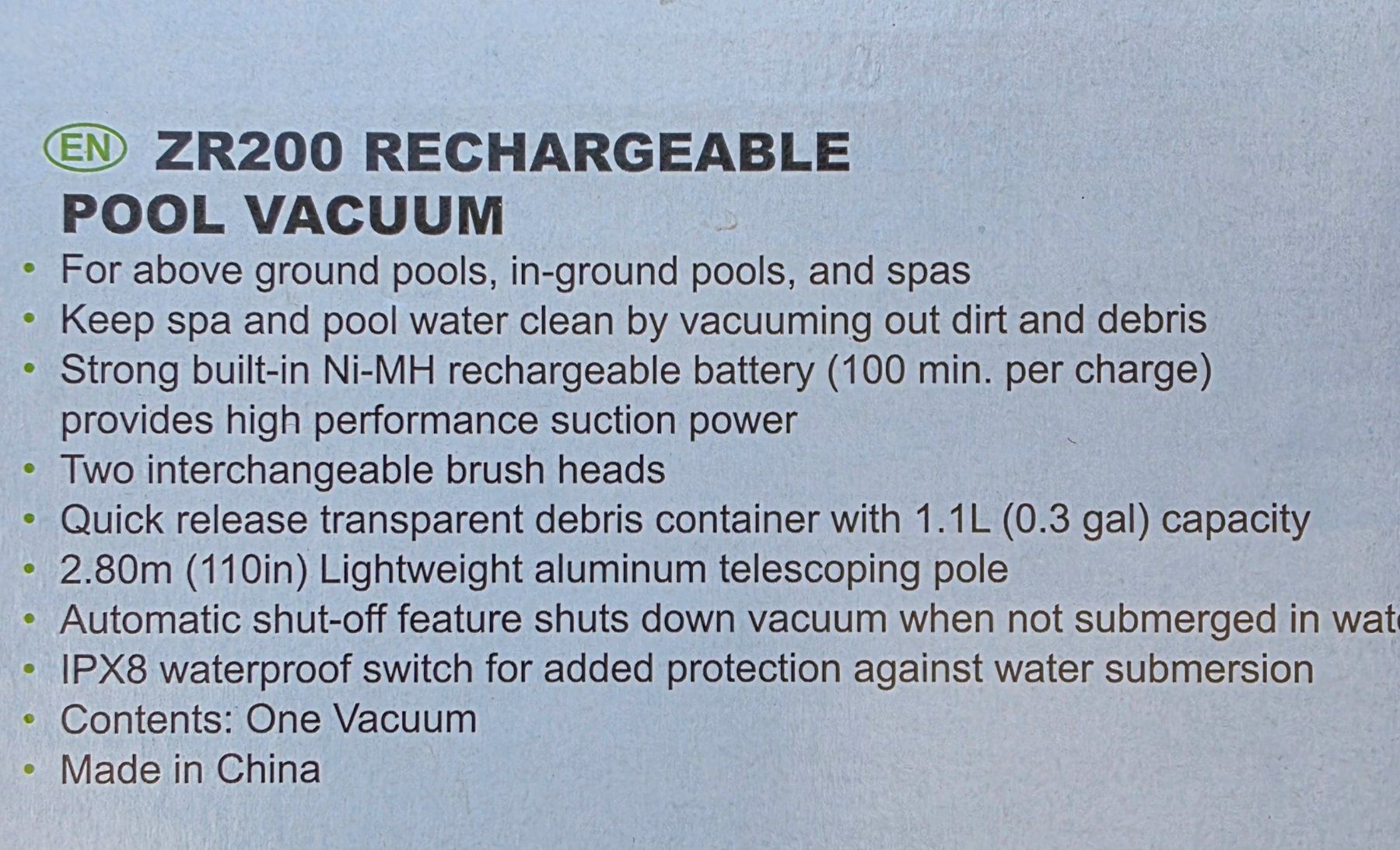 Intex Accessoires de piscine: Intex Krystal Clear Poolsauger – Neuf avec emballage d'origine à Rheinsulz par nostalgia91 5