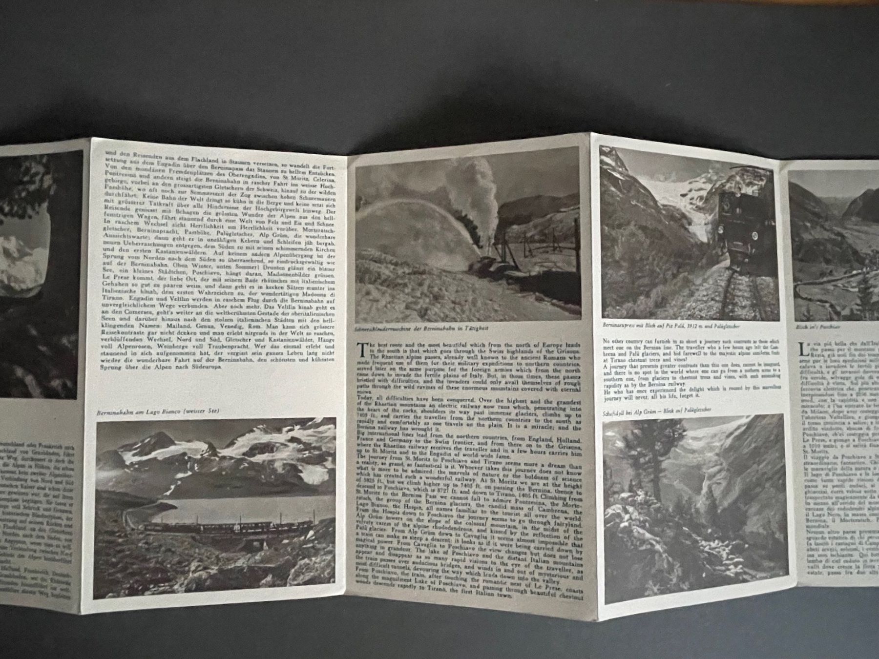 Documents: Bernina-Bahn Engadin / Eisenbahn St. Moritz Poschiavo – D'occasion à Luzern par oh_08 2