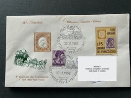 ITALIA -1962-1° CENTENARIO DELLE POSTE-LOTTO DI 7 FDC
