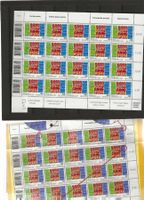 timbre 1343 Abart Kleinbogen TOP**