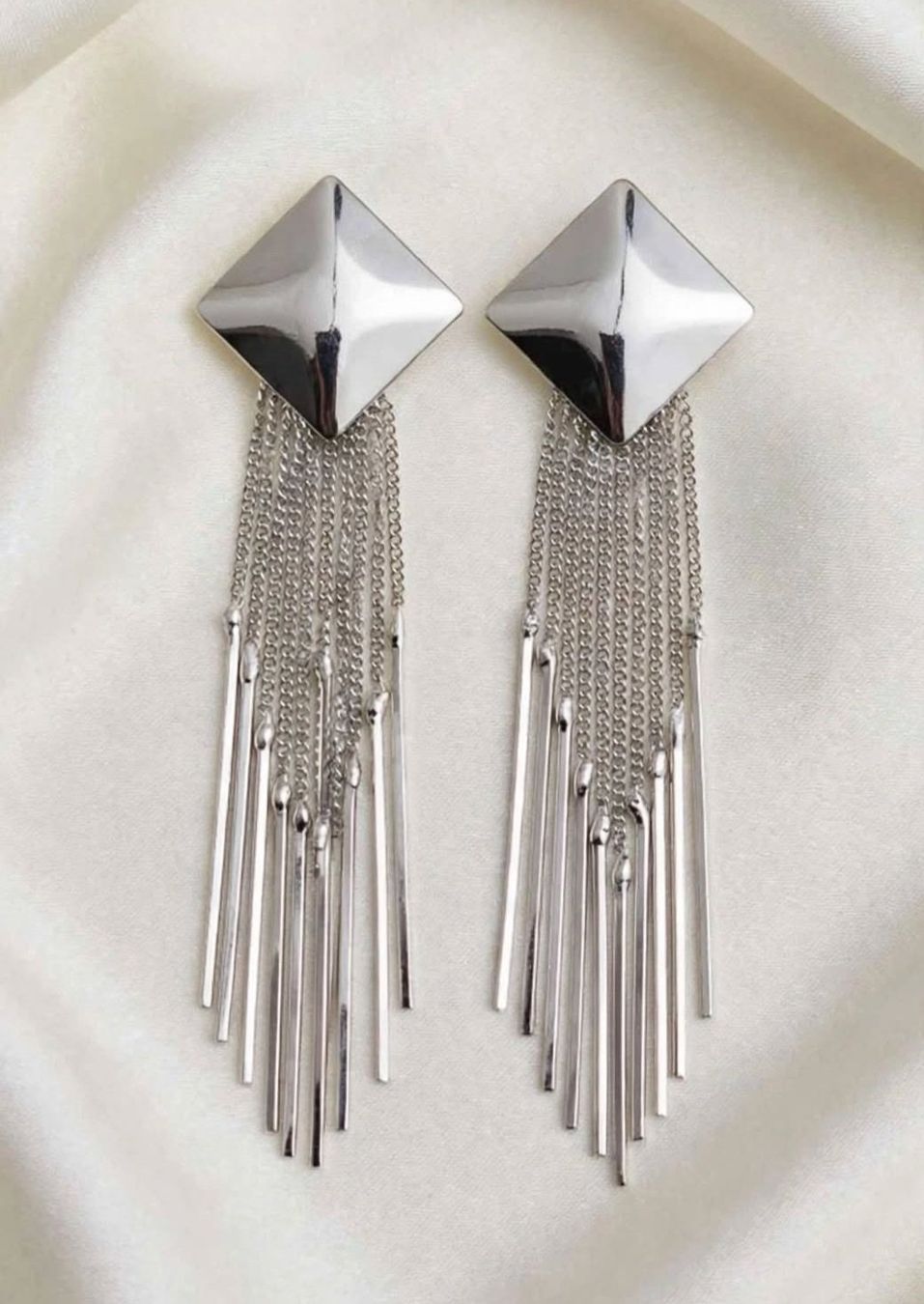 Boucles d'oreille: Orecchini pendenti argento geometrici – Neuf (Voir description) à Giubiasco par Stefaniav 1