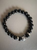 Armband schwarz - Buddha 2