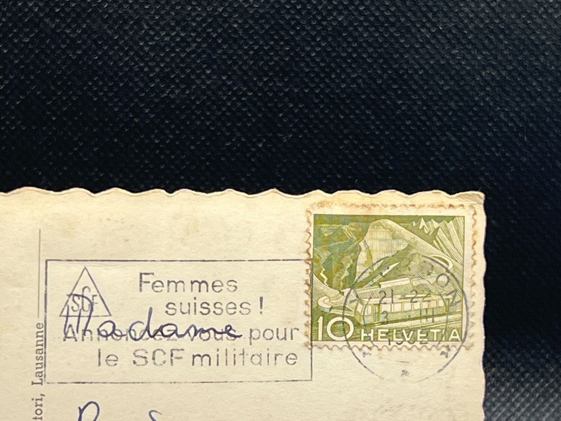 Cartoline postali: Yverdon-les-Bains, Monument Pestalozzi – Usato da Widnau venduto da Brusi9 1