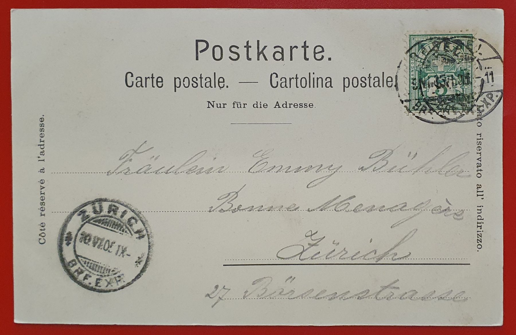 Cartes postales: Basel 1905 - Steinenring – D'occasion à Kreuzlingen par Rschweiz1 1