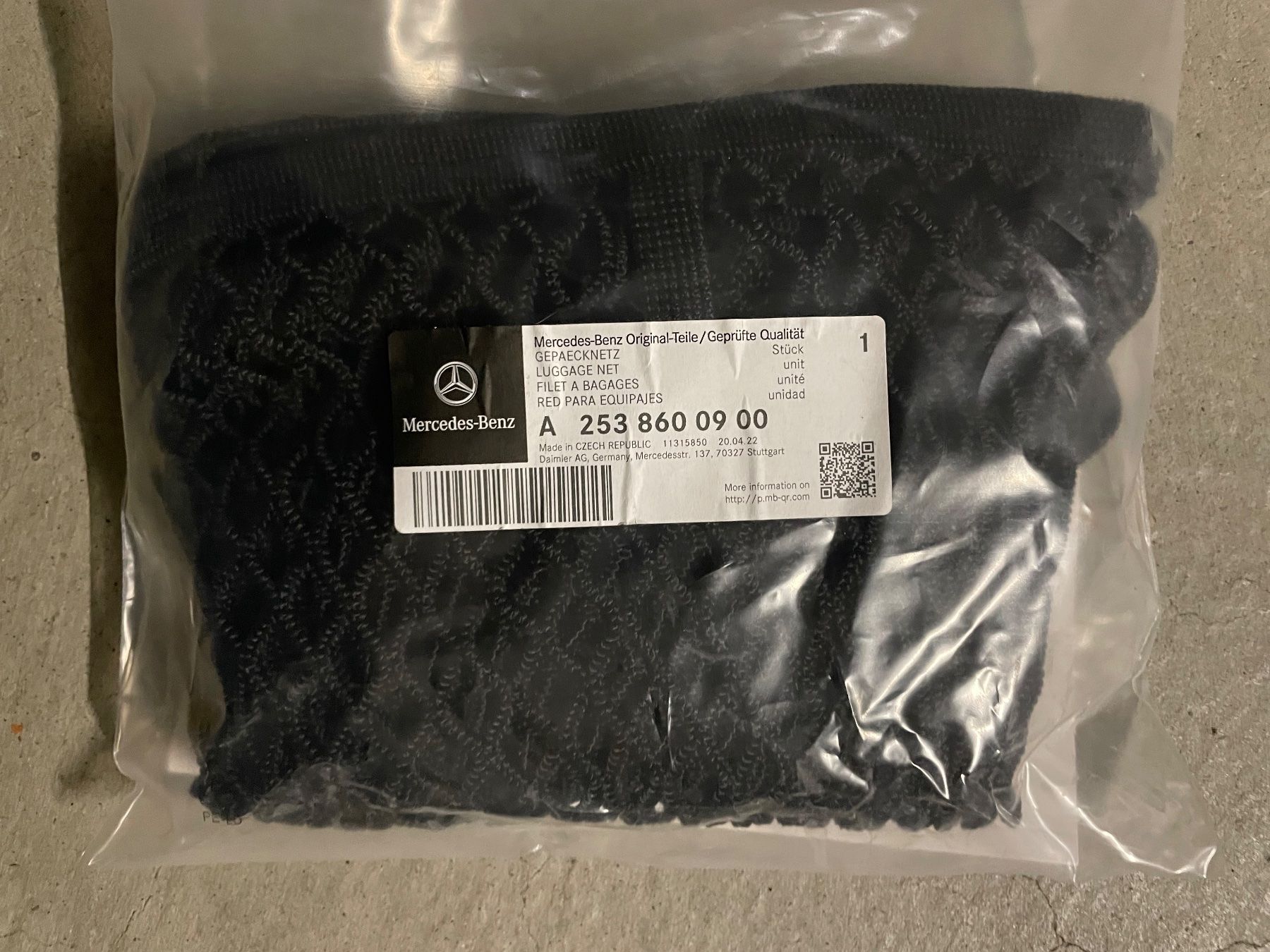 Supporti a parete: Gepäcknetz Mercedes Original – Usato da kloten venduto da Teomondoscrofolo 1