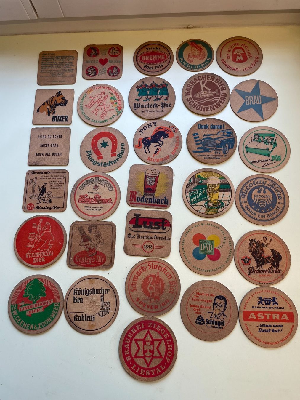Untersetzer: Bierdeckel selten antik – Gebraucht aus Beinwil (Freiamt) von Zedel1923