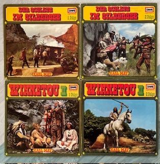 Dischi in vinile: 4 Langspielplatten nach Karl May – Usato da Löhningen venduto da Sojoso