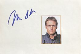 Michael Shanks Autogramm signiert Karte m.Bild 10x15cm