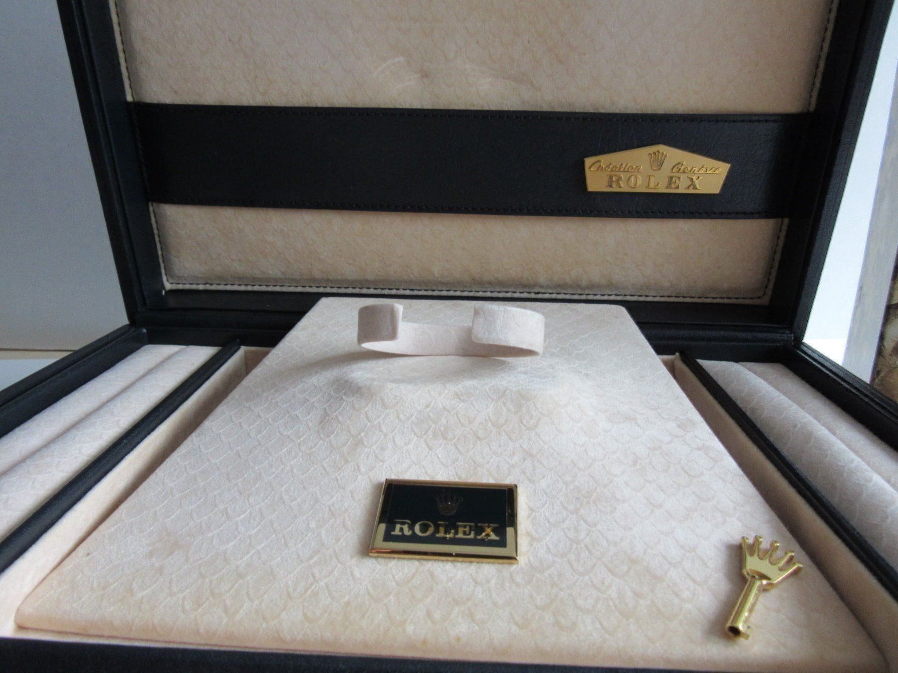 Rolex Scatole porta orologi: ROLEX UHREN-SCHMUCK BOX ORIGINAL – Nuovo (secondo la descrizione) da Gersau venduto da grafik-kunst 5