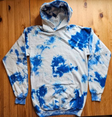 Hoodie Port Company Grösse S Tie Dye Batik Muster