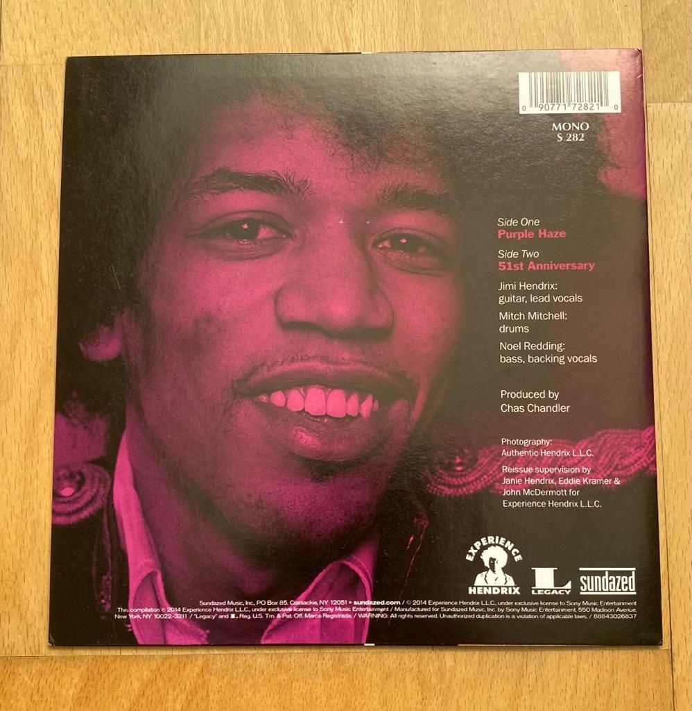 Schallplatten: Jimi Hendrix Experience Purple Haze Single – Neu (gemäss Beschreibung) aus Belp von B7L0 1