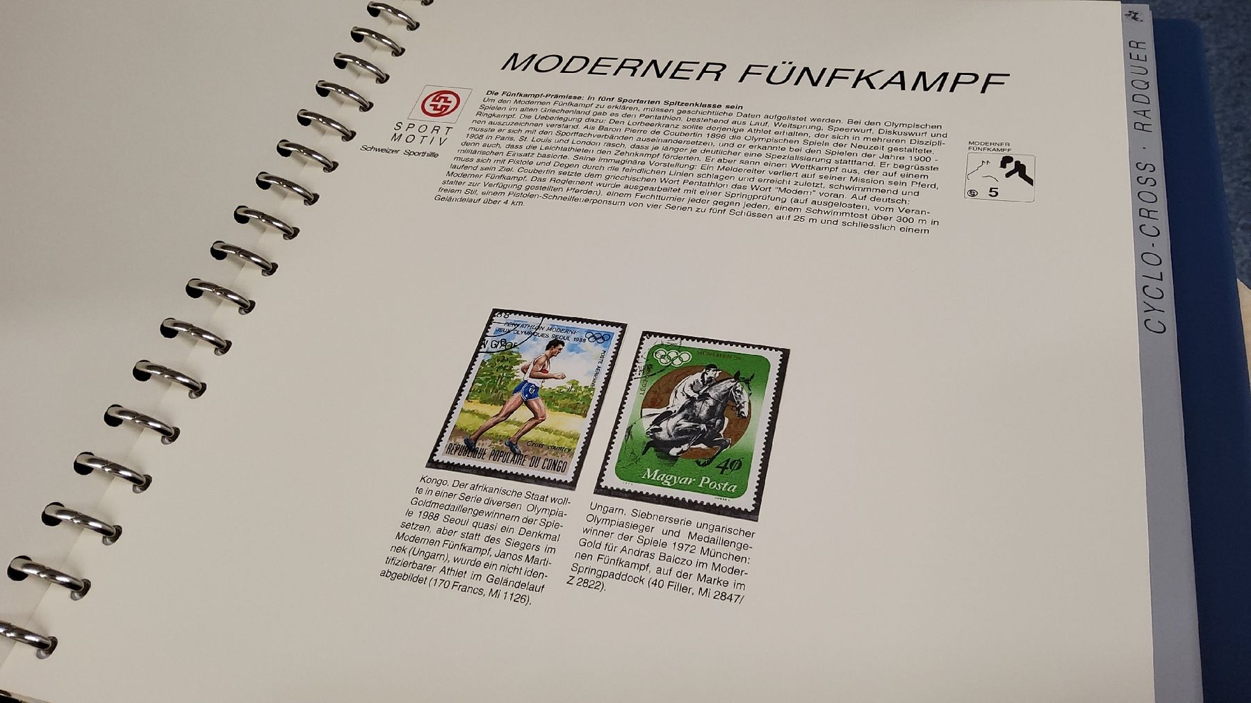 Tutti i francobolli: Schweizer Sporthilfe Briefmarkensammlung, komplett! – Usato da Herisau venduto da Nluanalucas 2
