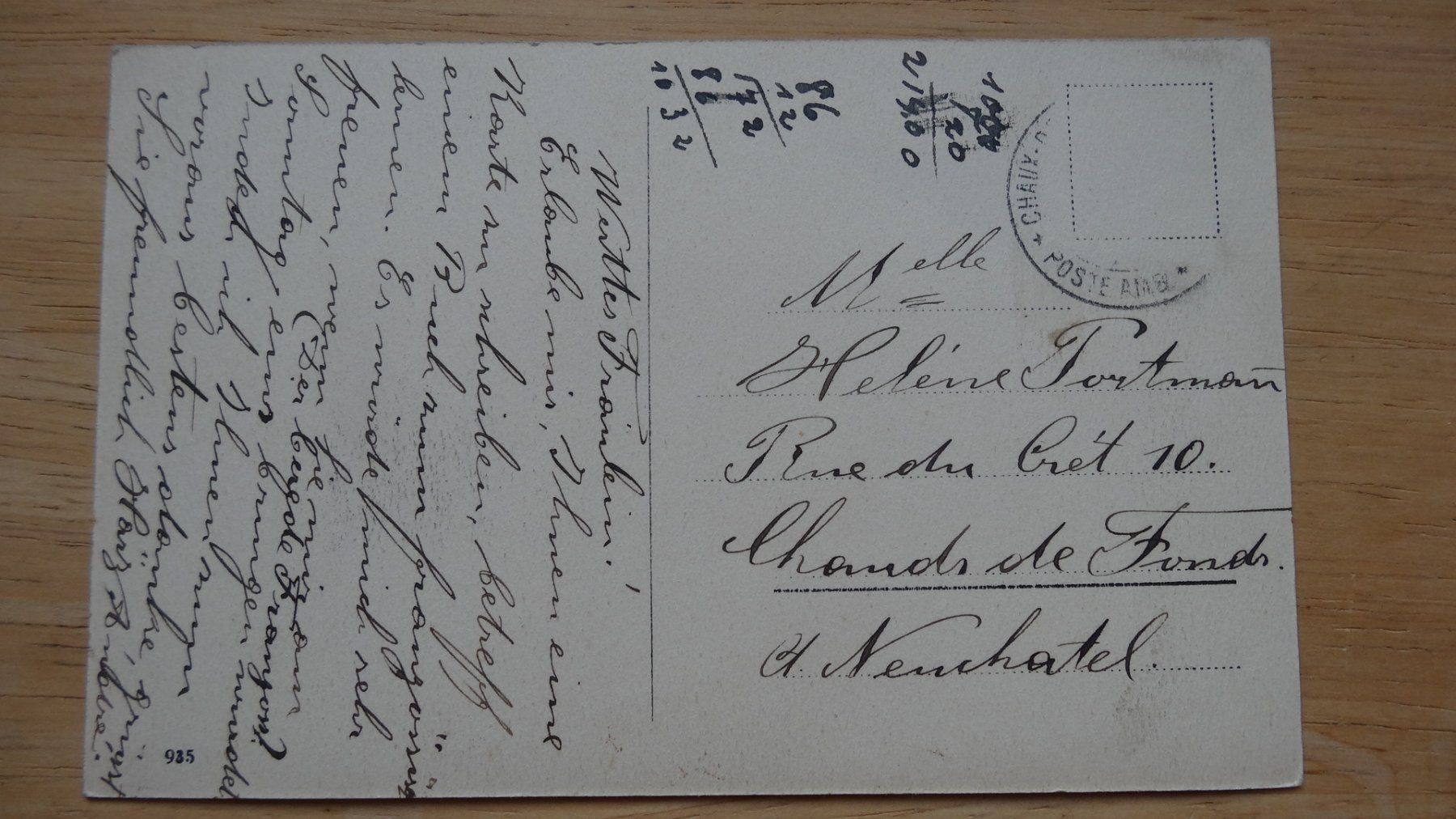 Cartoline postali: Carte Postale Ancienne Noirmont - Le collège – Usato da Rebeuvelier venduto da falcon58 1