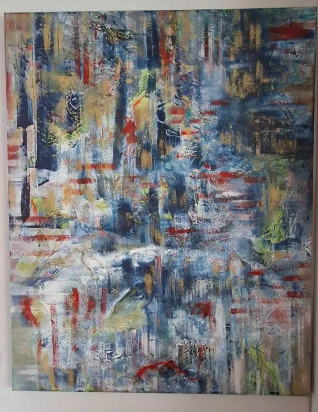 Dipinti: Gemälde " Kontrast" 80×100 handmade – Nuovo (secondo la descrizione) da Riehen venduto da Steinbock1970 1