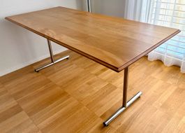 Beizentisch Esstisch Buchenholz 79x175cm mit Füssen