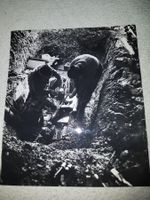 Fotografie, Bauarbeiter im Graben Fernand Rausser