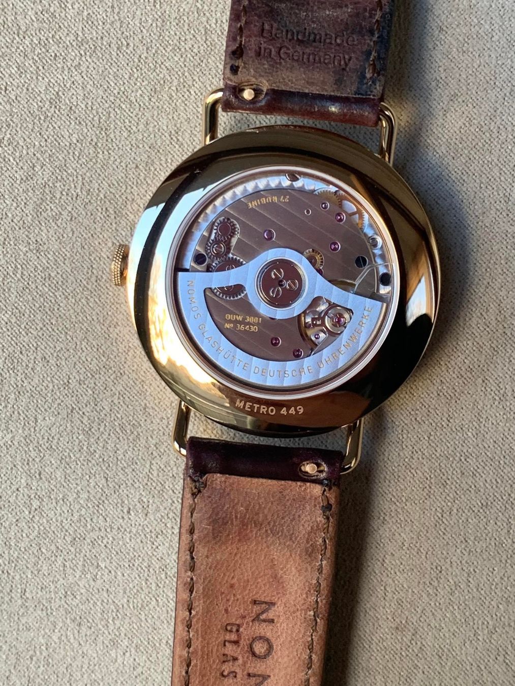 Nomos Montres: NOMOS GLASHUETE METRO – Neuf avec emballage d'origine à Triesen par hor_6kx9 5