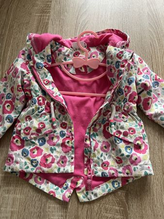Mädchen Übergangsjacke Blumenmuster  (6-9 Monate)