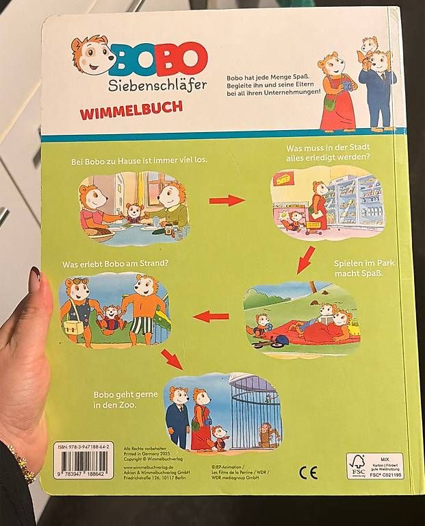 Libri: Bobo Siebenschläfer Wimmelbuch – Usato da Bern venduto da sshueli 1