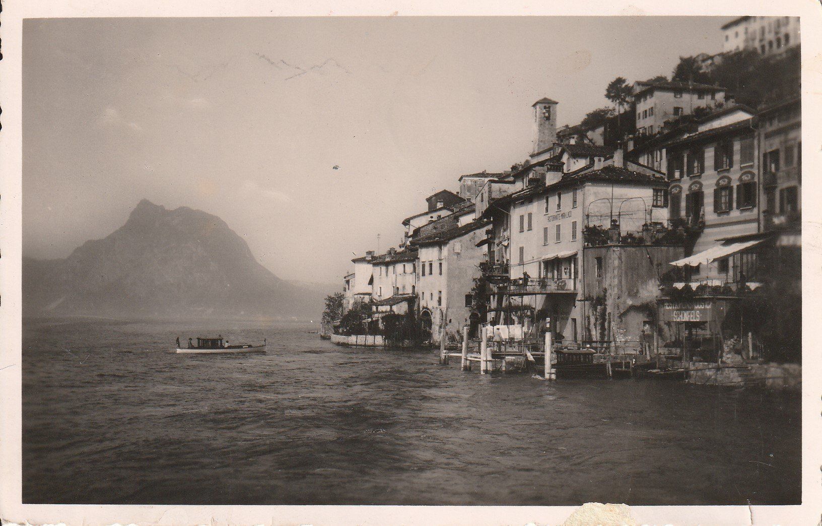 Cartoline postali: AK Gandria gel. 22.4.1938 – Usato da Fribourg venduto da schnalla92