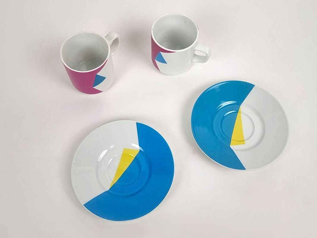 Set di piatti: Mini Tassen mit Teller Set Pfister – Usato da Urtenen-Schönbühl venduto da Restwert_Schoenbuehl 1
