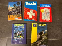 Ticino: Reiseführer und Ausflugs- und Touristikkarte