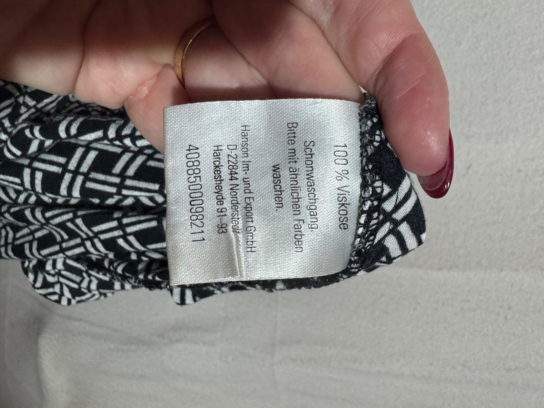 Pantaloni: Gemusterte Stoffhose von Bluemotion Gr. 48/50 – Usato da Grosswangen venduto da SALE_SALE_SALE 9