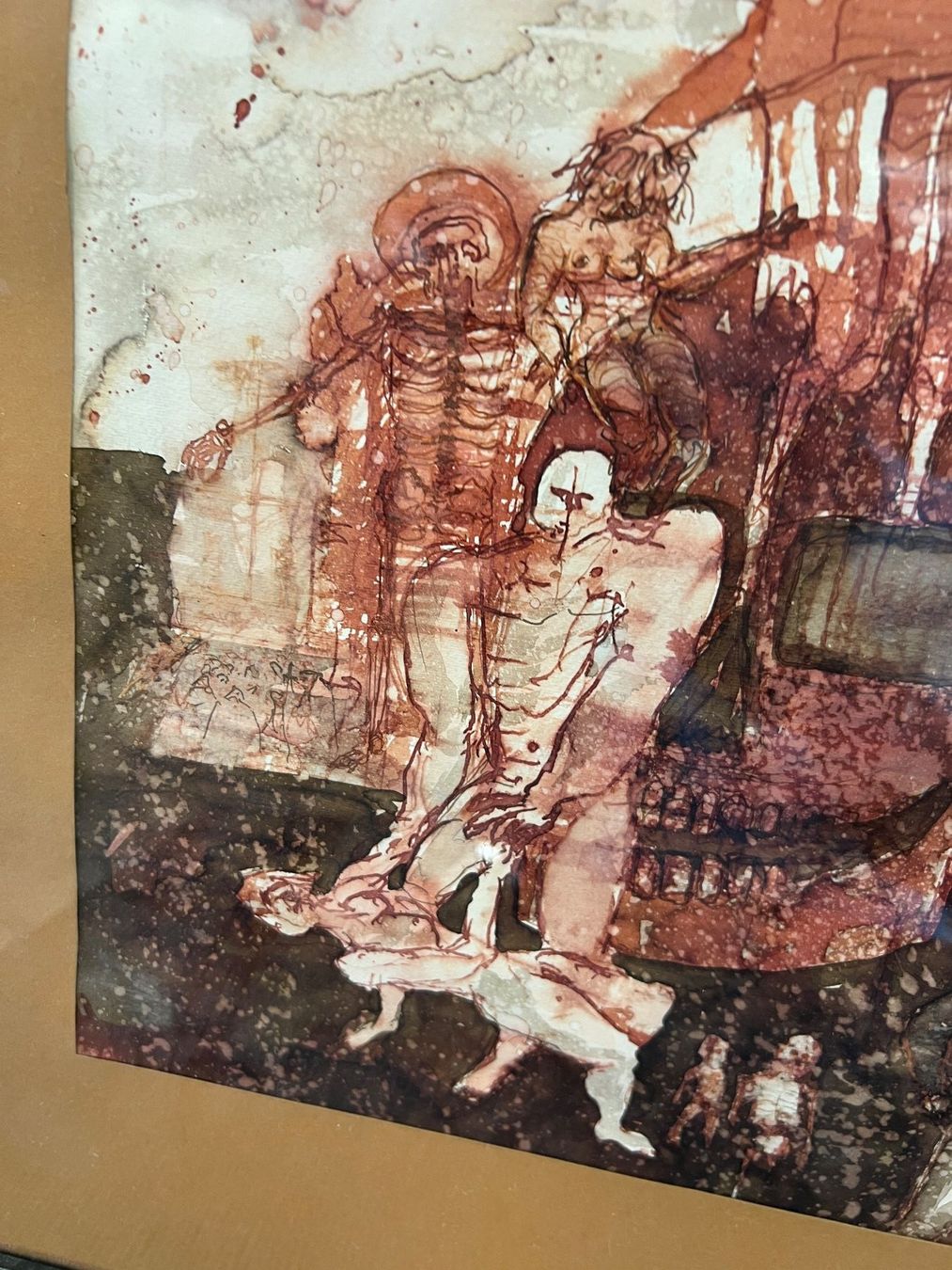 Dipinti: TABLEAU EROTIKO-MAKABRE – Usato da Genève venduto da Qanil77 3