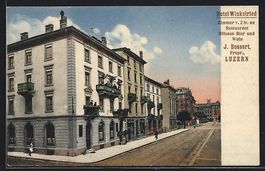 Luzern, Hotel Winkelried, Propr. J. Boss