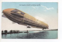 Kreuzlingen GRAF ZEPPELIN Luftschiff im Aufstieg