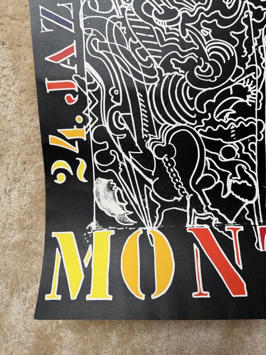 Foto & Immagini: Affiche originale Jazz Montreux, première éd. 1990 – Usato da Choulex venduto da collectart 3