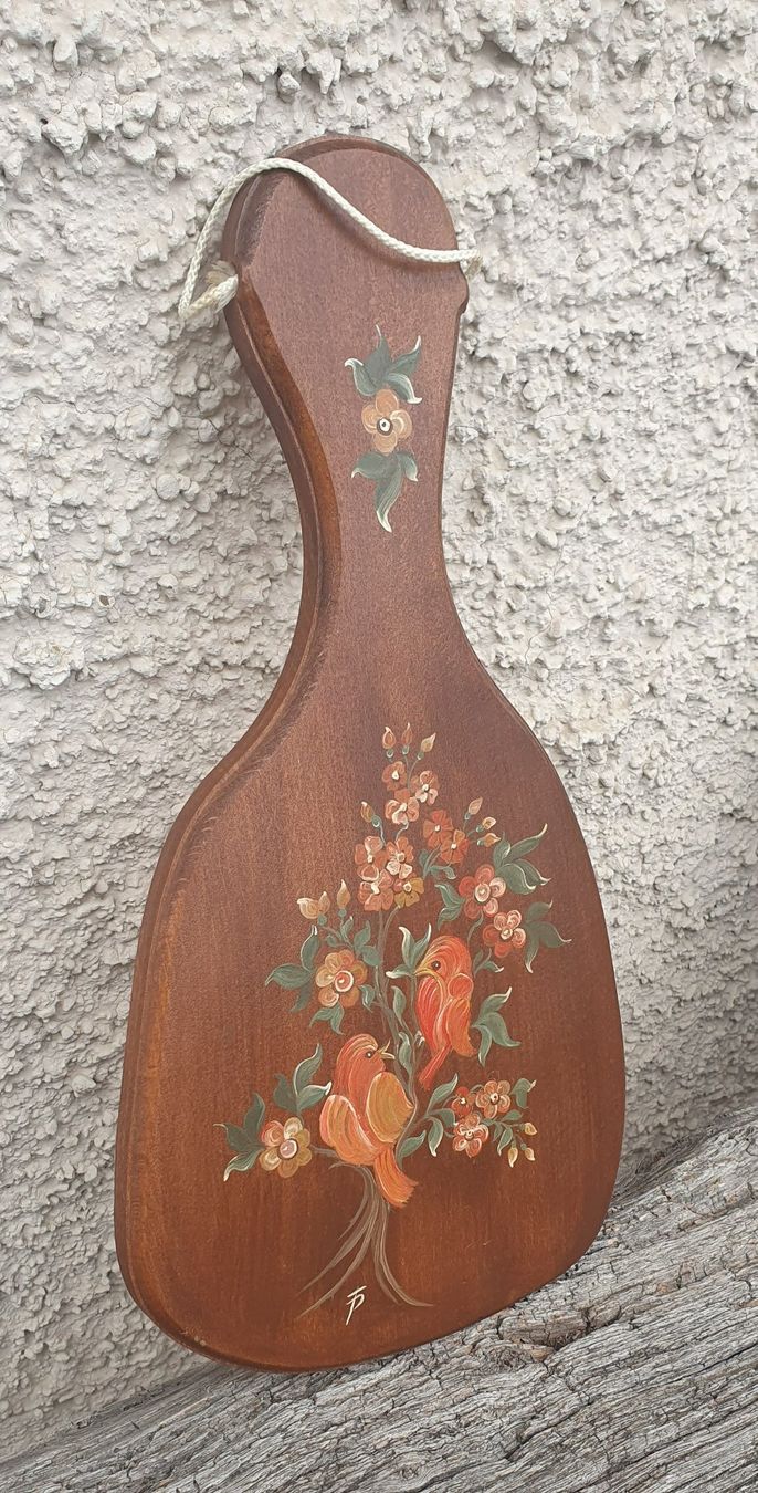 Tutte le decorazioni: Holz Decor mit Bauernmalerei – Usato da Schaffhausen venduto da Daco5 1