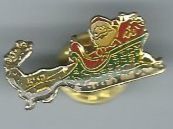 Weihnachts-Pin, Weihnachtsmannschlitten